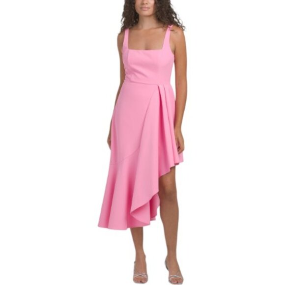 JEWEL BY BADGLEY MISCHKA Side Ruffle Gown - Picture 1 of 3